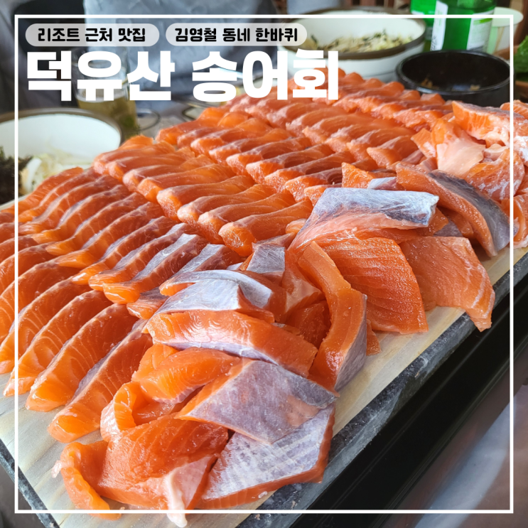  무주 리조트 근처 백종원도 다녀간 송어회 맛집덕유산 송어회