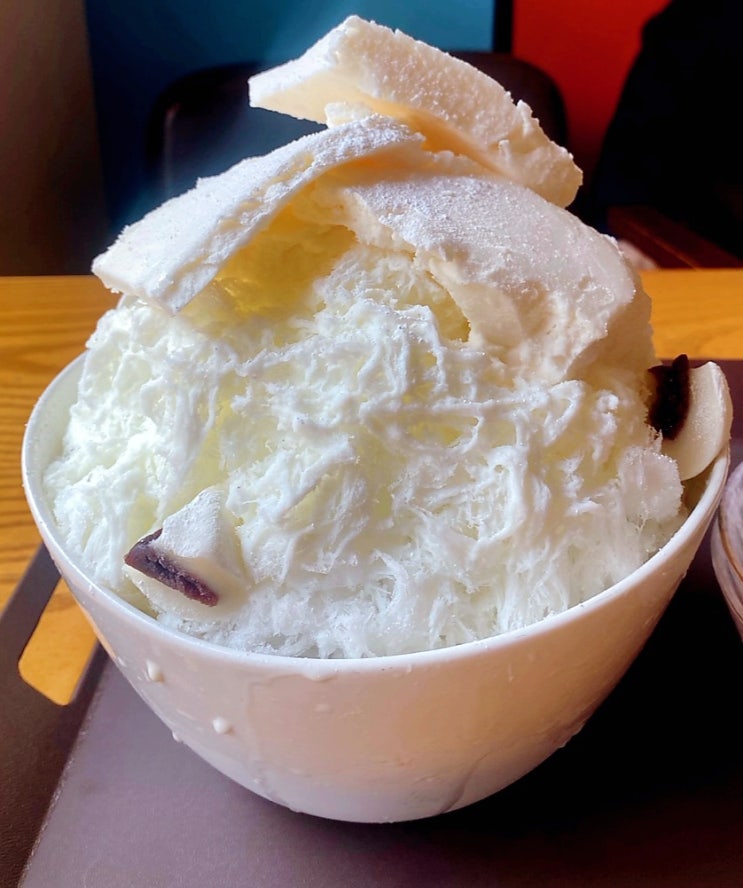  내돈내산 판교 백현동 카페 아임홈 존맛 밀크팥빙수, 맛집  어글리스토브