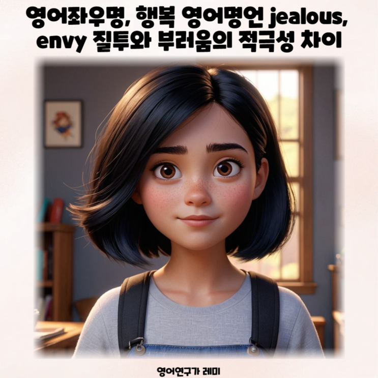 영어좌우명, 행복 영어명언 jealous, envy 질투와 부러움의 적극성 차이 영어좌우명, 행복 영어명언 jealous, envy 질투와 부러움의 적극성 차이