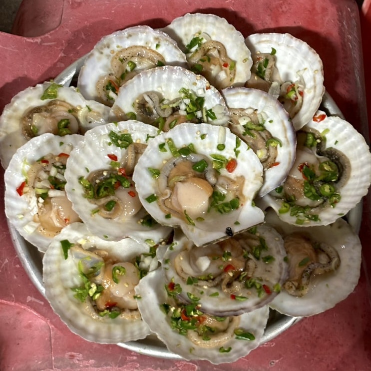  부산 부산대 노포감성 조개구이 맛집 오투정거장
