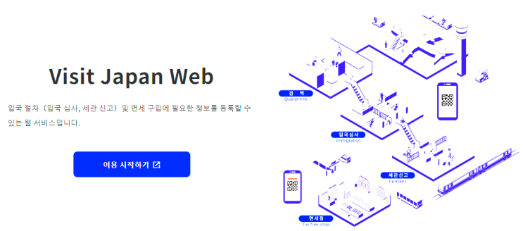  비짓재팬웹 일본입국심사 간편하게 등록하기