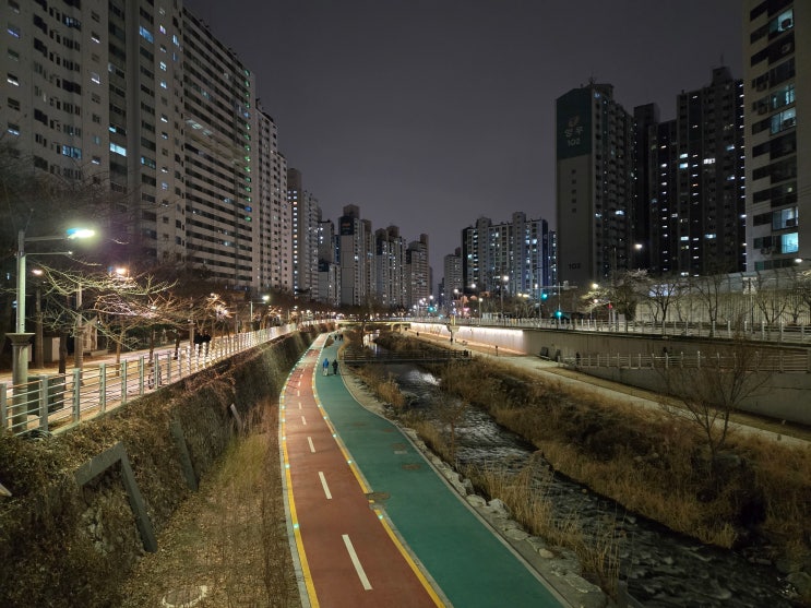  당현천 6.37km 러닝 (누적:69.81km)