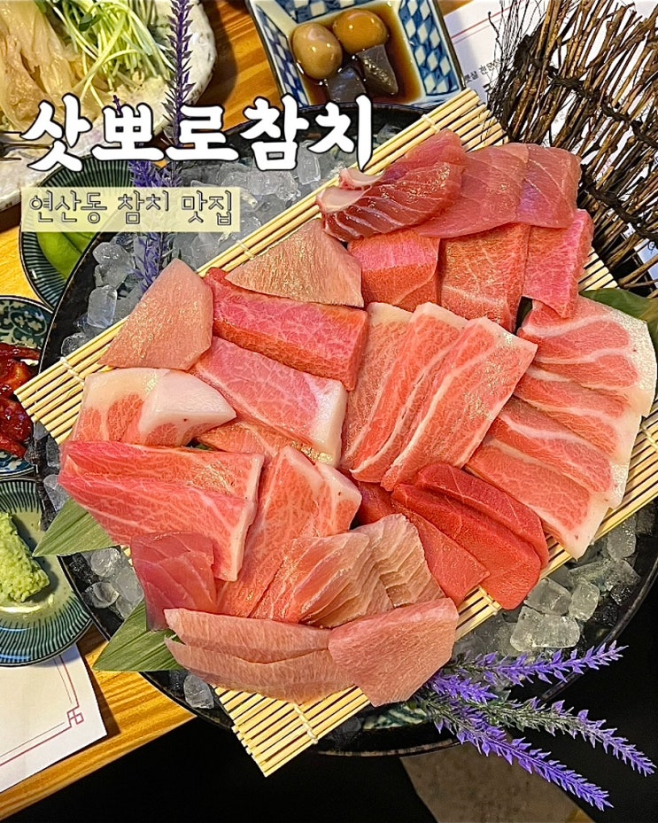  부산 연산동 참치 맛집 삿뽀로참치 삿뽀로뱃살모듬 후기