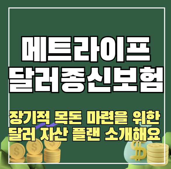 메트라이프 달러종신보험 장단점 비교