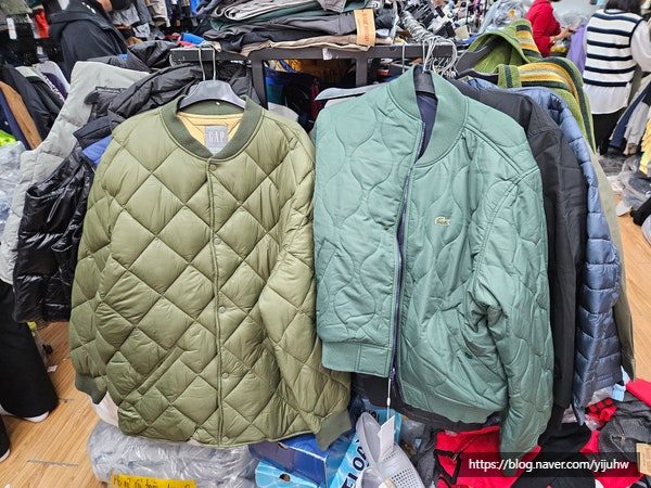  하노이 옷 쇼핑 RARE SHOP 겨울파카 구제샵