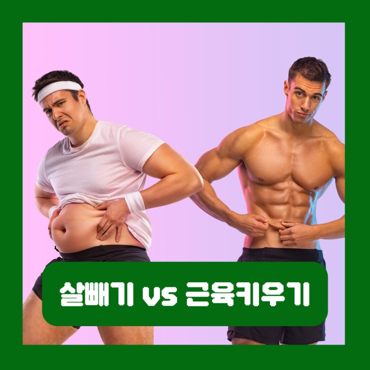  살빼기 vs 근육키우기 영양학적으로 병행하기 힘든 이유