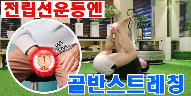  전립선운동엔 효과좋은 골반스트레칭이 딱이죠