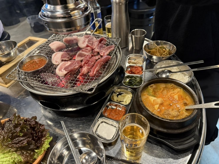  인천 부평 부개동 돼지고기 맛집 거인뒷고기 뒷고기 뽈살 덜미살 두항정