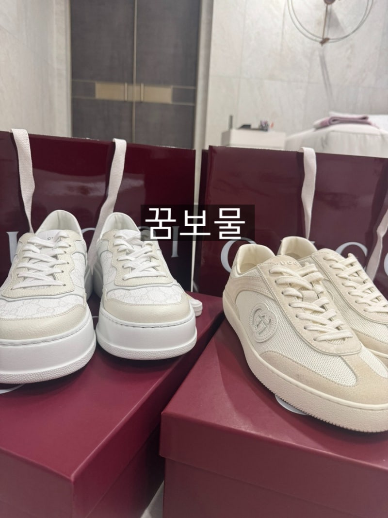남성 구찌 운동화 GG스니커즈, 인터로킹 G 스니커즈