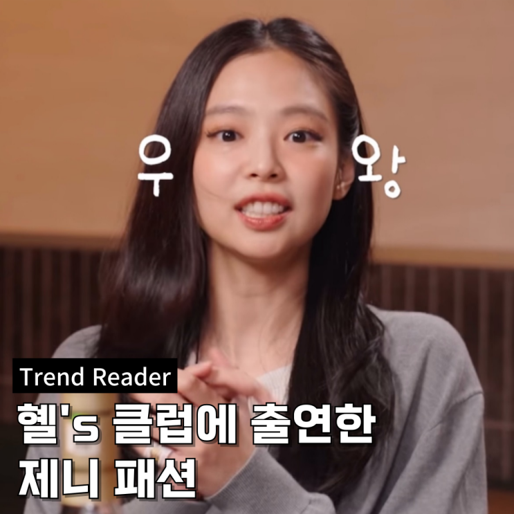  혤스클럽 제니 패션 _ 문빔그레이 니트와 샤스커트 반지 정보