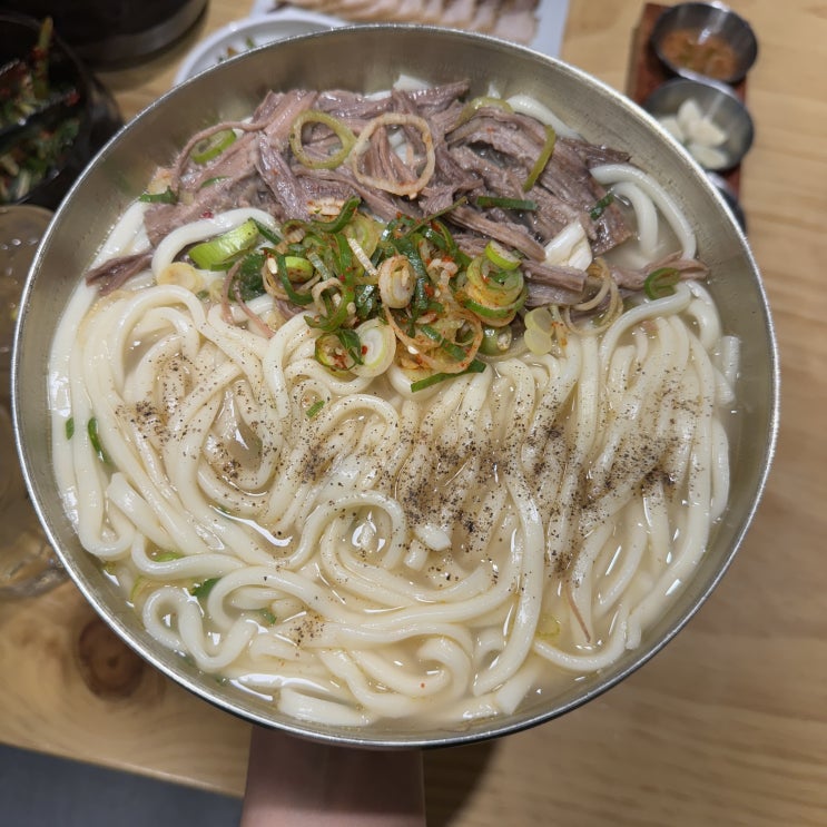  코엑스 맛집 삼성동 점심 모임장소 진밀옥 칼국수