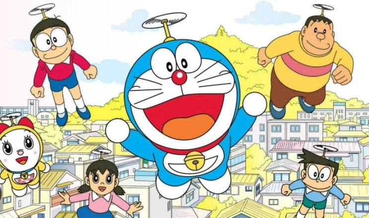  일본 도라에몽 극장판 진구의 팥빵,바나나,초콜릿 과자