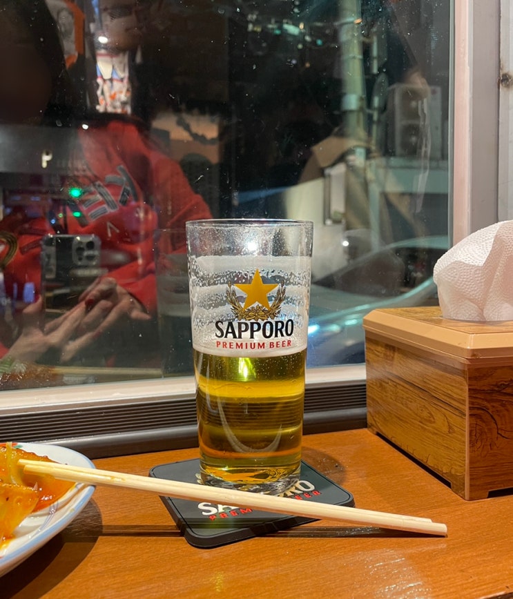  부산 광안리 술집, 삿포로 생맥주의 근본! 타치노미 이자카야 간빠진새
