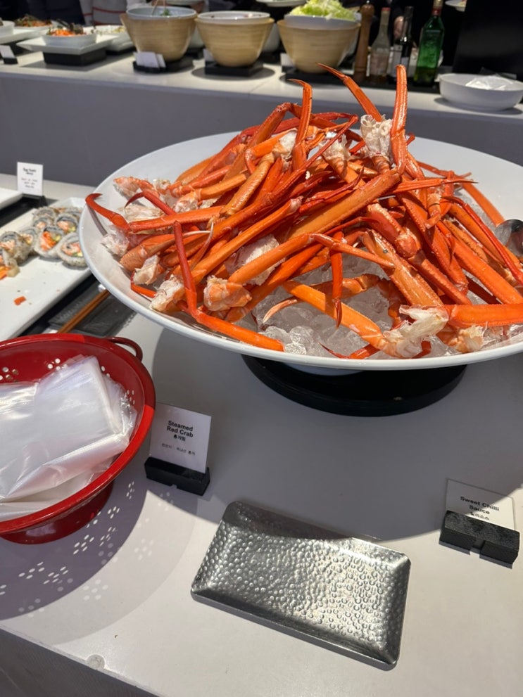  신라스테이 서대문 뷔페 런치 홍게찜 내돈내산