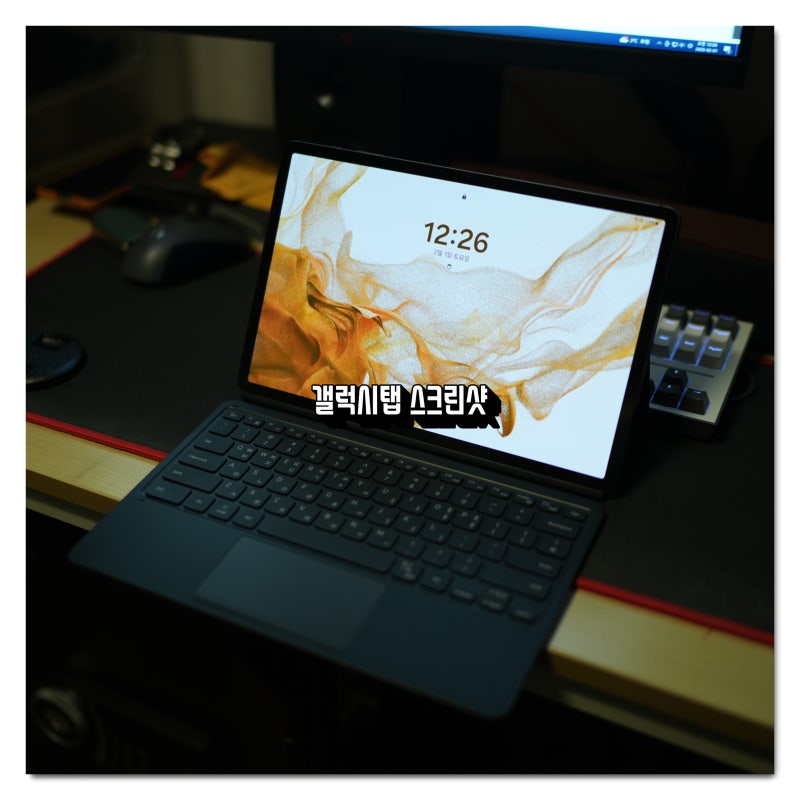 갤럭시탭 S8 S9 화면 캡쳐 스크린샷 최신 방법