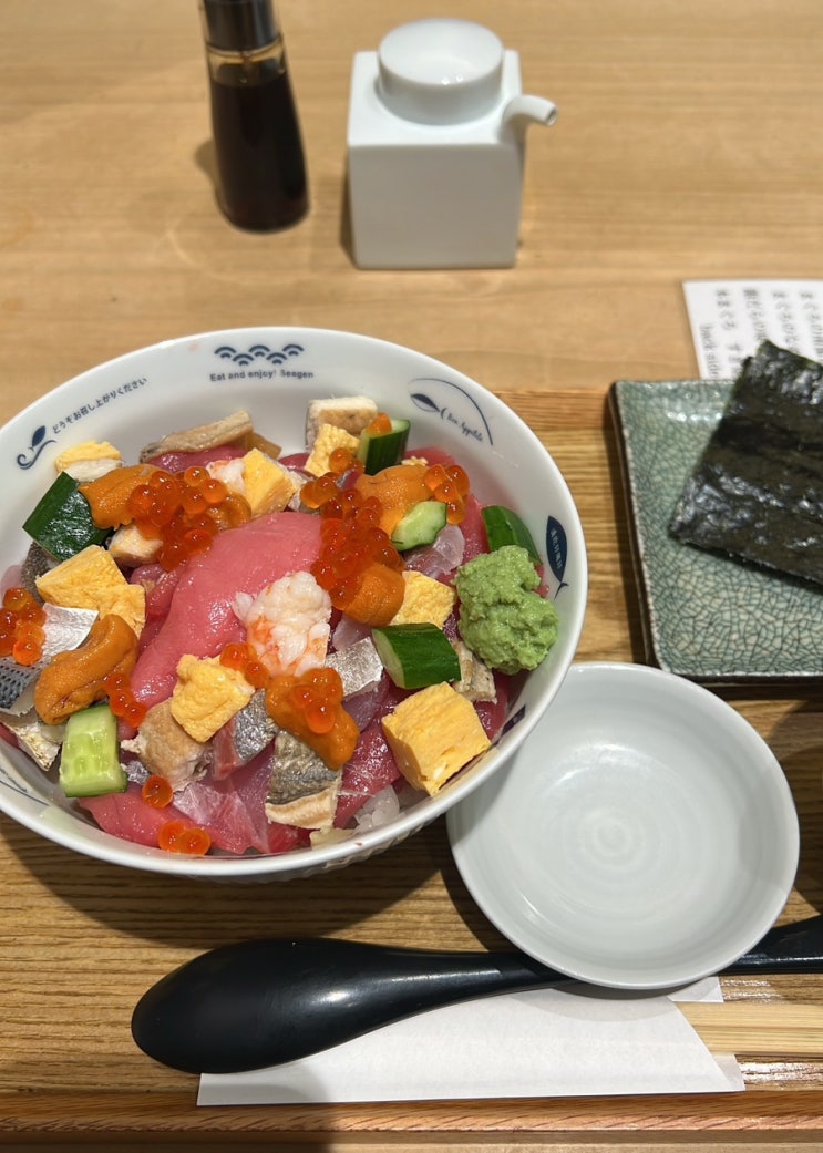  도쿄 츠키지시장 시겐ㅣ참치유통회사에서 운영하는 참치맛집 지라시스시 존맛탱