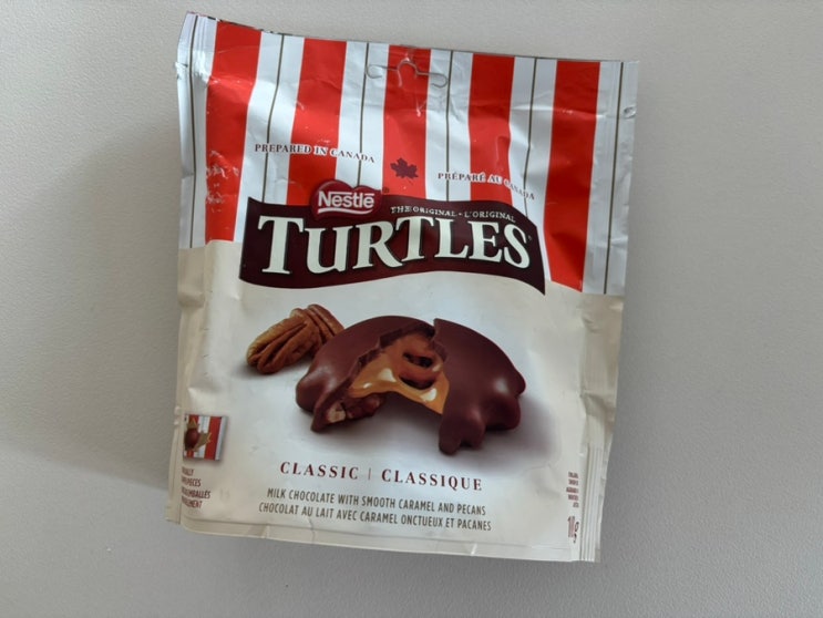  캐나다 초콜릿 네슬레 터틀스(Turtles) 거북이 초콜릿