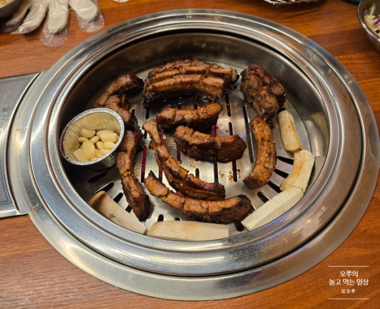  [수원 호매실 맛집] 왕코 등갈비 수원 / 등갈비, 벌집 껍데기 추천