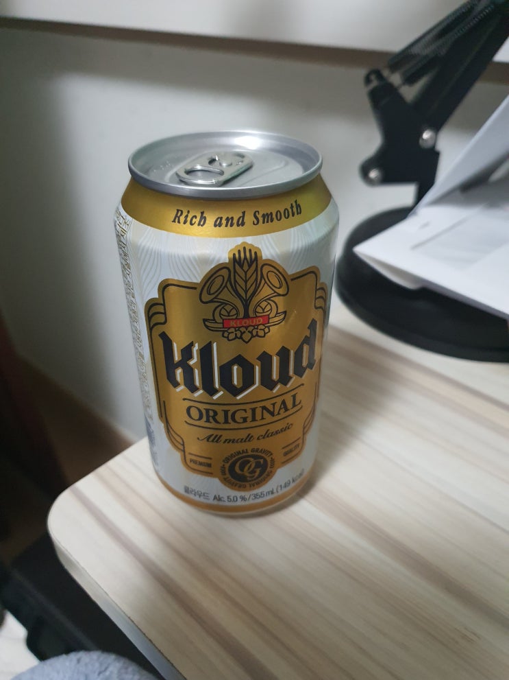  클라우드 오리지널 캔맥주 리뷰