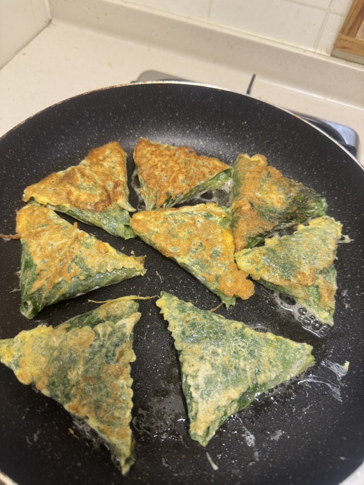  다이어트에 좋은 두부참치깻잎전 레시피