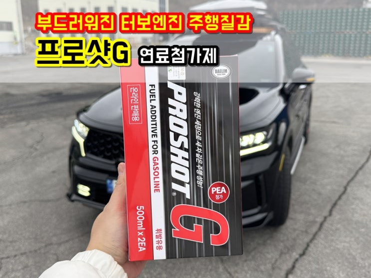 정숙해진 엔진소음 부드러워진 주행질감을 동시에! 대림온 프로샷G 가솔린연료첨가제 w. 쏘렌토MQ4 하이브리드