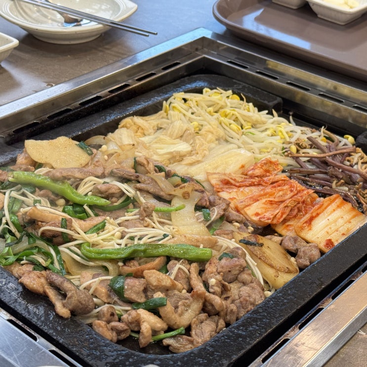  대구 월광수변공원 맛집 도원돌판오리 로스구이