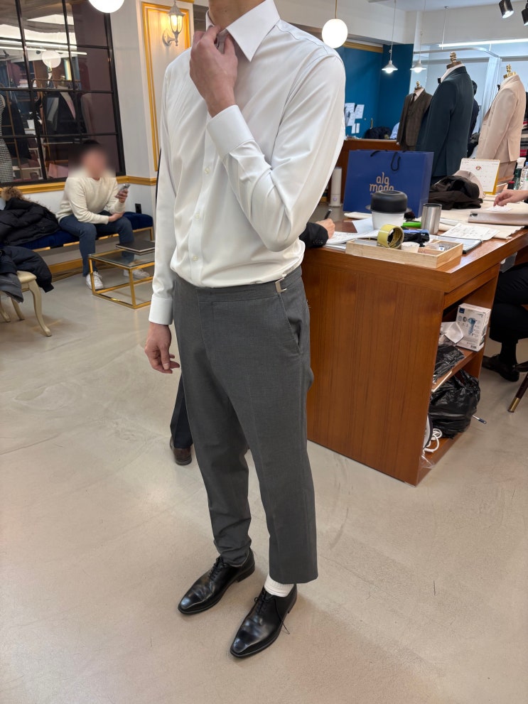  신랑 예복 맞춤정장 :: 가성비 종로 맞춤정장 '알라모다' 가봉 찐후기!(페이백 이벤트)