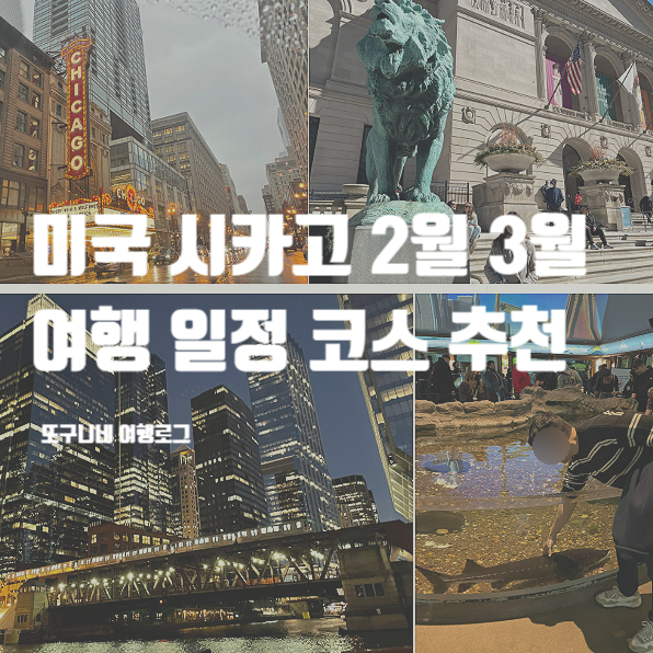  미국 시카고 여행 일정 코스 추천 & 2월 3월 날씨