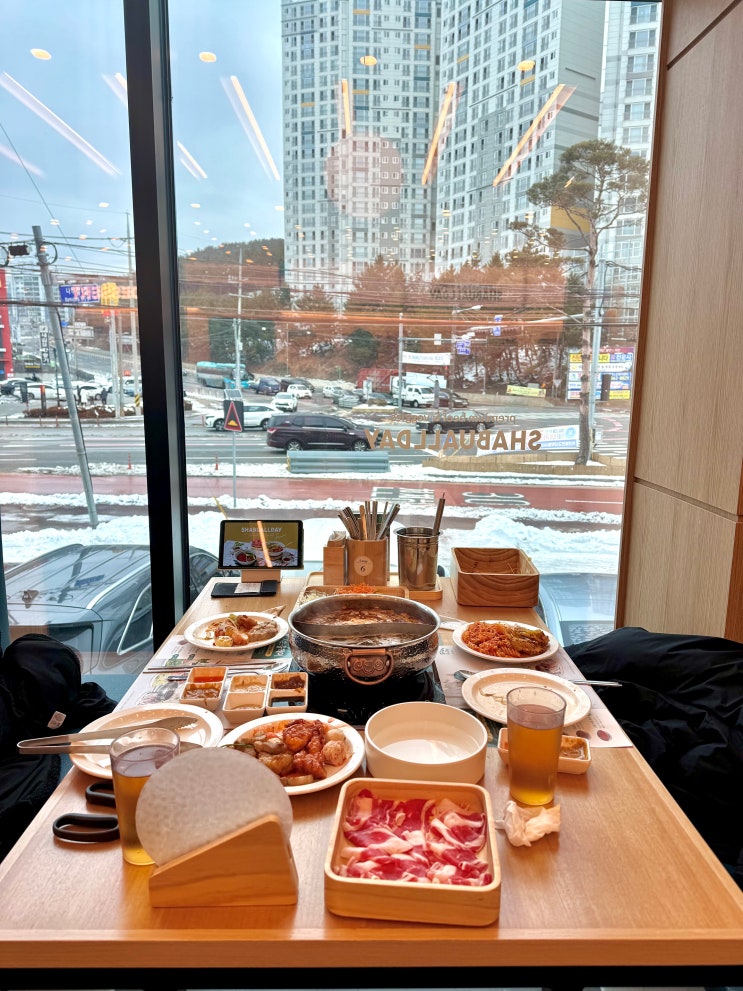  서산 샤브올데이 캐치테이블로 현재 맛집 웨이팅 상황 보기 샐러드바 맥주 고기 무한리필