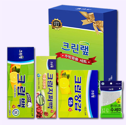  크린랲 크린랩 4종 선물세트 1호판촉물 행사 단체선물 기념품 답례품