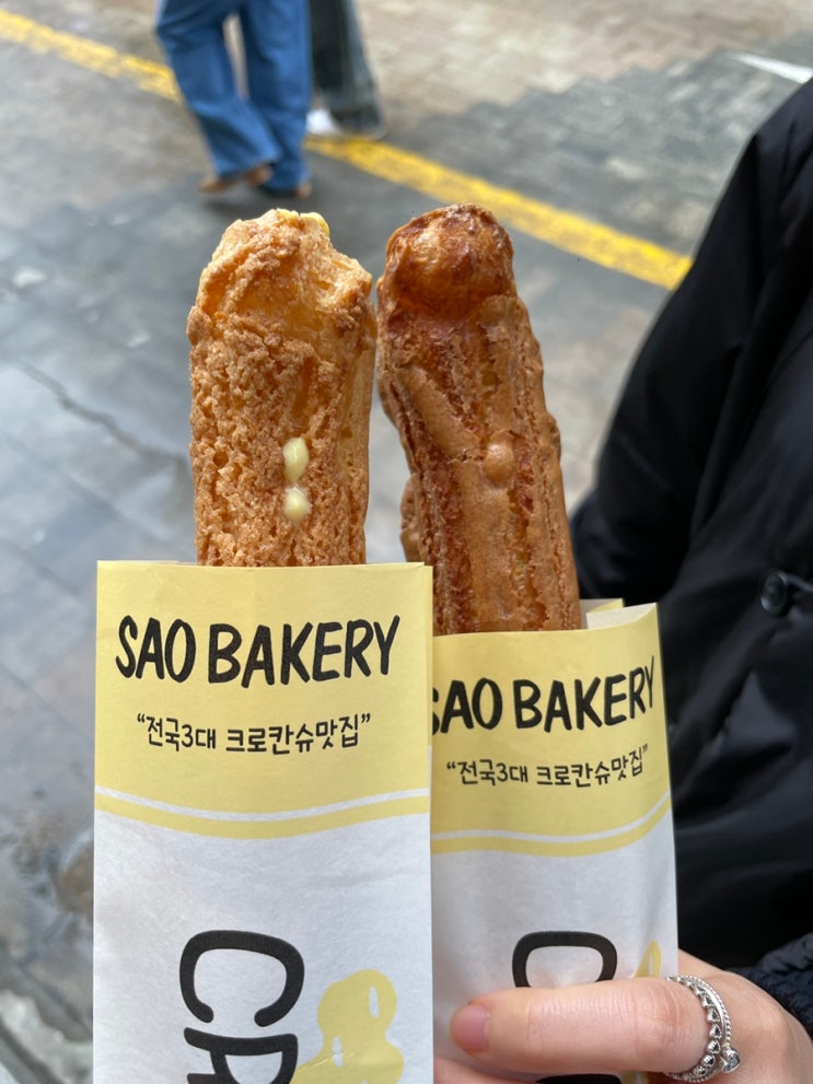  천안 크로칸슈 사오, 신부동 인기 디저트 맛집 바삭바삭한 쿠키와 부드러운 크림의 조화
