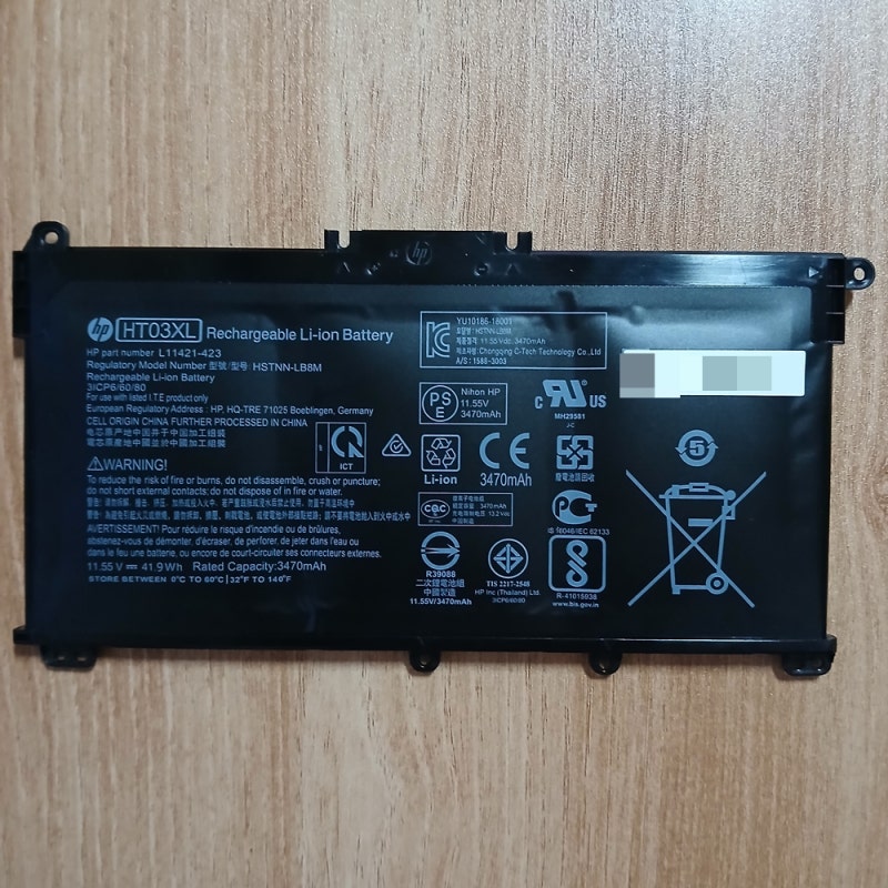 HP 노트북 HT03XL 리튬이온배터리 구입하는 방법
