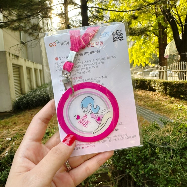  한국 임신기록, 보건소 임산부등록 임신확인서 제출 (+ 임신축하금, 철분제 받기)