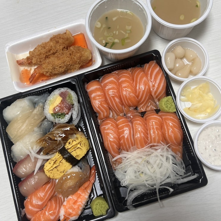  인천 검단사거리 초밥 맛집 [도시스시] 모둠초밥,연어초밥
