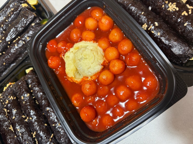  인천 청라 33떡볶이&꼬마김밥 청라스퀘어세븐점 내돈내산 배달 후기