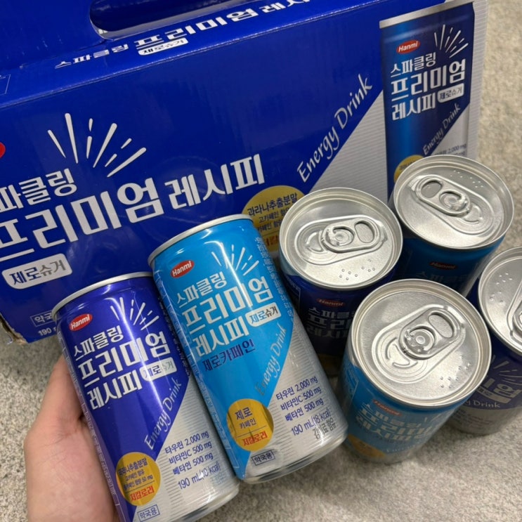  에너지드링크 프리미엄레시피 스파클링 에너지음료 추천