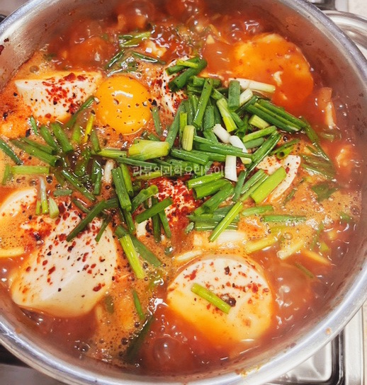  LA 북창동 순두부처럼 소고기 순두부찌개 끓이는 법 고기 순두부찌개 레시피 순두부 물빼기