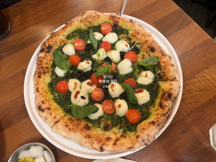 웨이팅 필수 구디 맛집 라마노피자에서 런치세트
