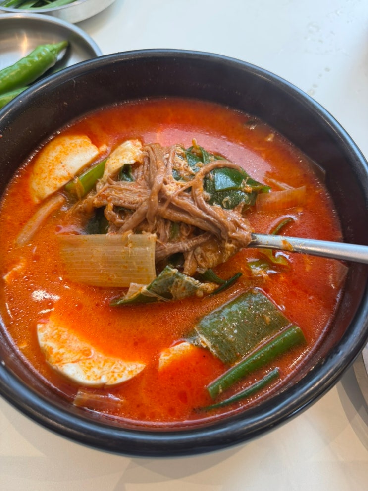  사당 해장 맛집 ‘청담동순도리’, 순두부 육개장 추천