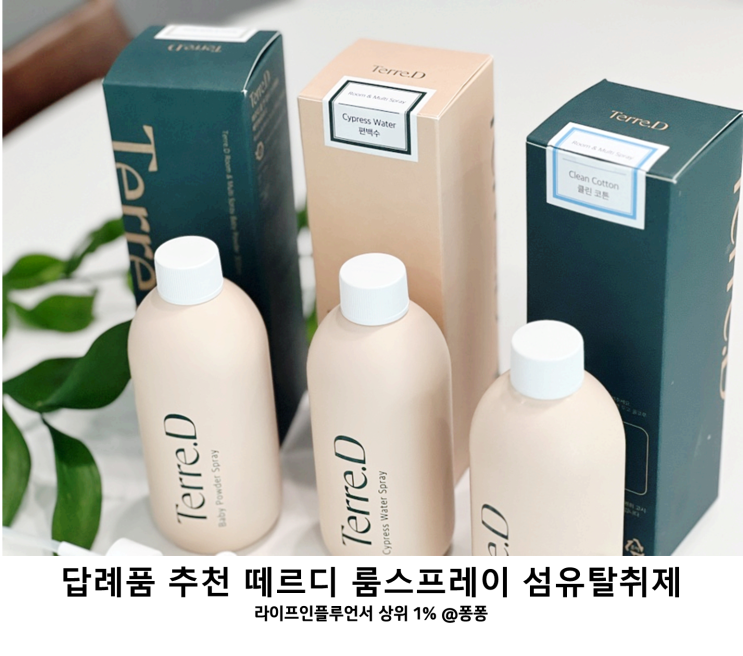  옷장 냄새 집냄새 제거 섬유 탈취제 떼르디 룸스프레이 결혼식 돌잔치 답례품 선물 추천