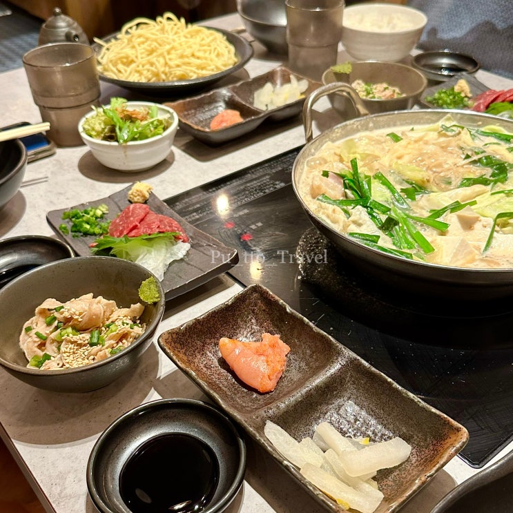  후쿠오카 텐진 나베 맛집 오오야마 파르코 식당가