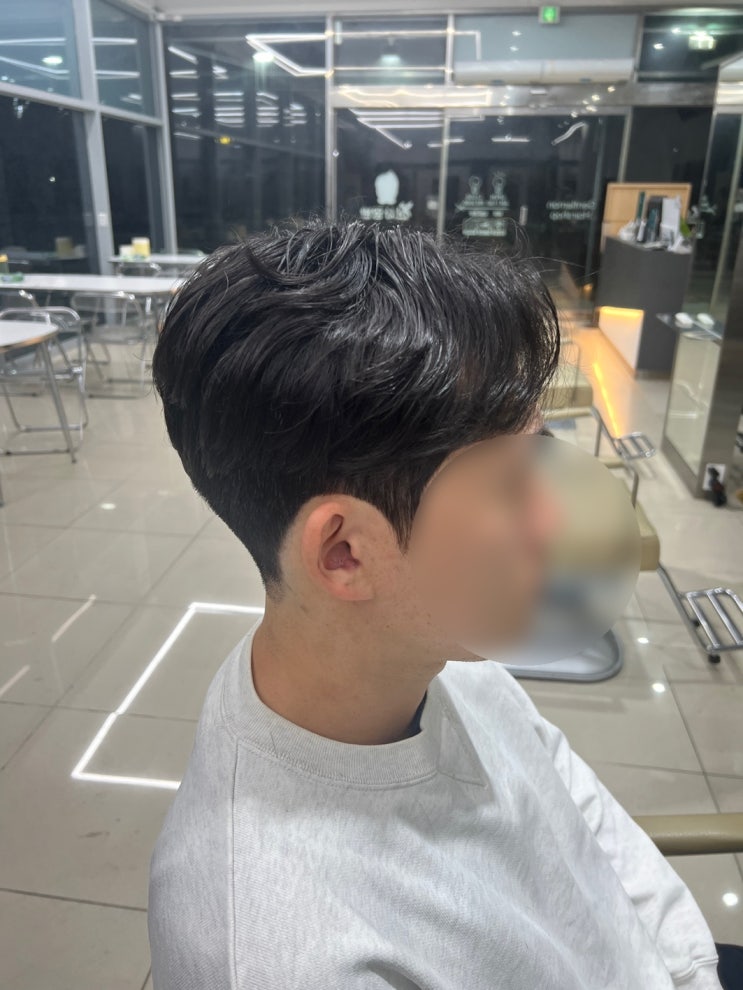  양산 남자머리, 가르마펌과 다운펌으로 스타일 변신한 후기 [신사양반, 동관 디자이너]