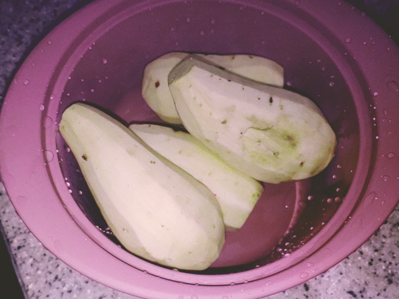 전자레인지 실리콘 찜기로 고구마 쪄봄