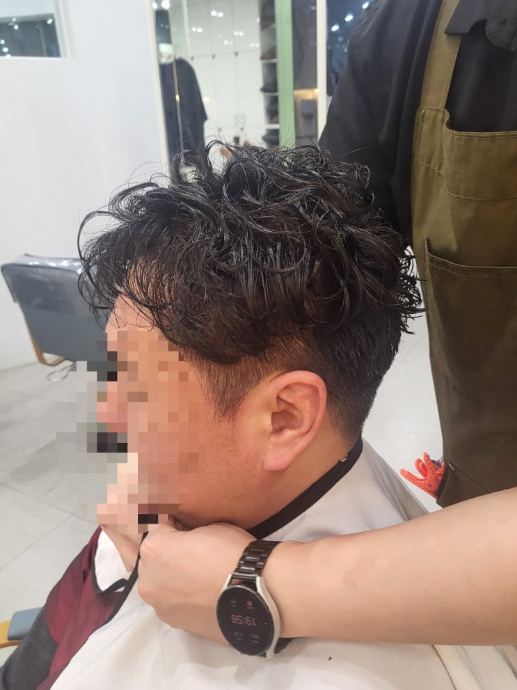  부산 동래구 사직동 미용실 로아비헤어 남자머리 펌 커트 잘하는곳