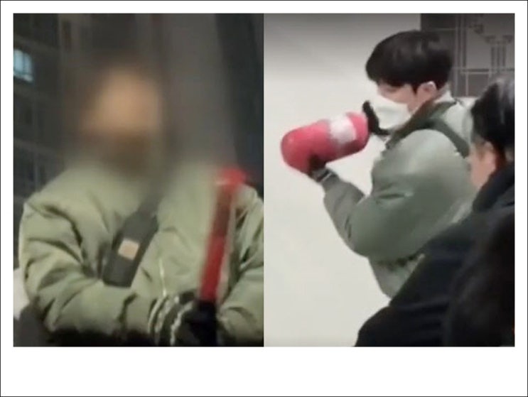 서울<b>서부지법</b> 폭동, 소화기 든 '<b>녹색 점퍼</b>' 남성 체포.