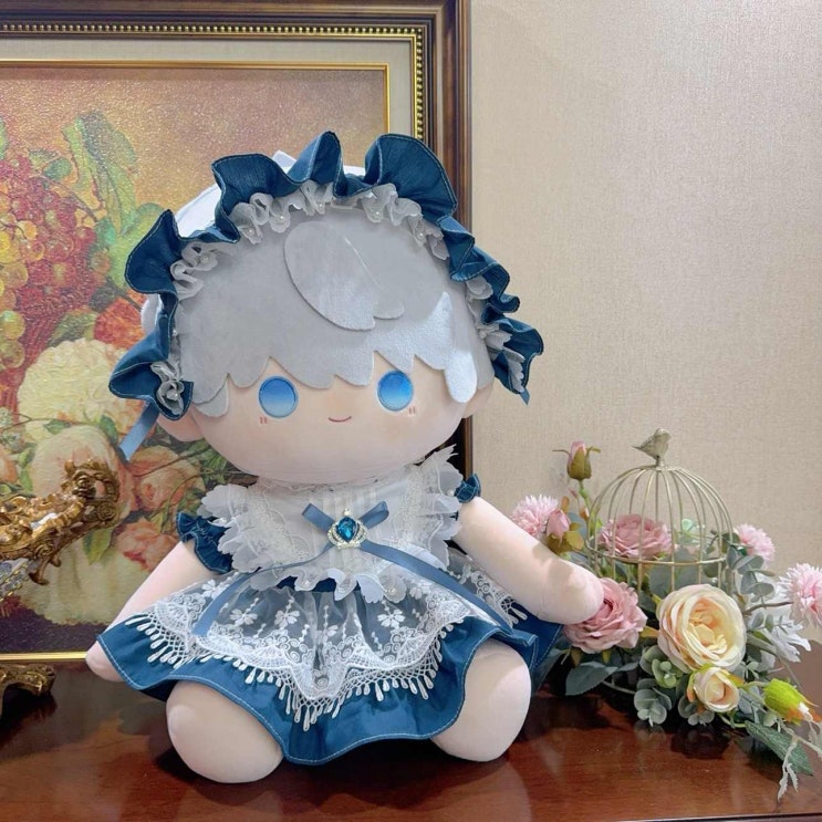  20cm 스텔라 블루 원피스 세트 인형옷 롱바디 체형 아이돌인형옷