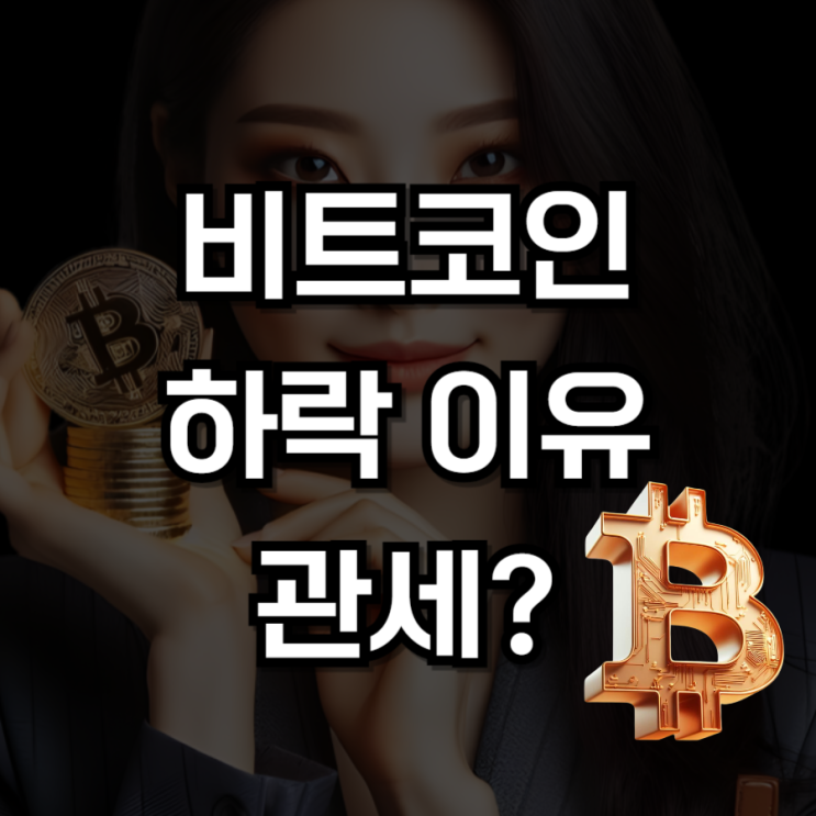비트코인 하락 이유, 트럼프 관세 때문일까?