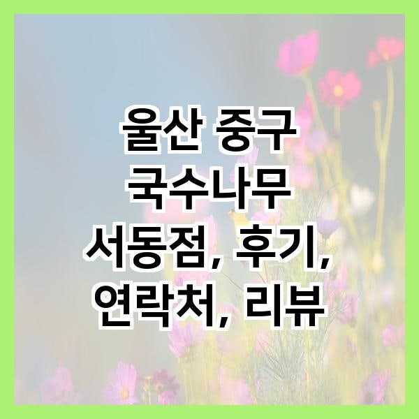 국수나무 서동점 사진 2