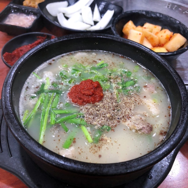  남동인더스파크역 맛집 백암왕순대 남동공단 순대국