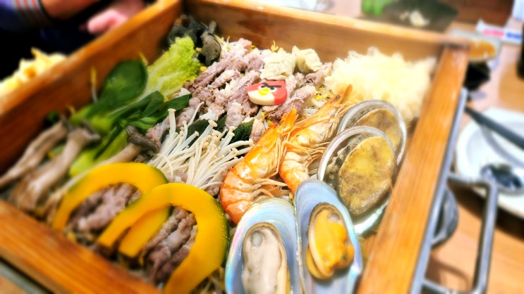  청라 호수 공원 맛집 채움 편백찜 샤브샤브 [청라저녁맛집 추천]